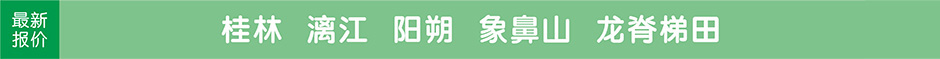 桂林漓江，阳朔，象鼻山，龙脊梯田，旅游团最新报价
